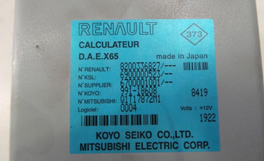 Renault Clio II Campus BJ: 2008 Steuergeraet Lenk. 8200336827 SEIKO KOYO 6900000523